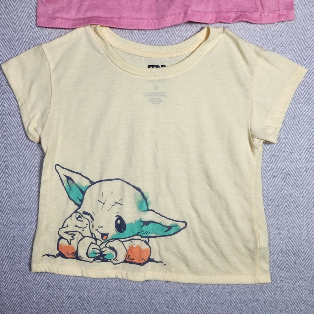 Star Wars Gogru Disney Stitch & Old Navy Girls 8 Set 4 T-Shirts - Picture 2 of 15